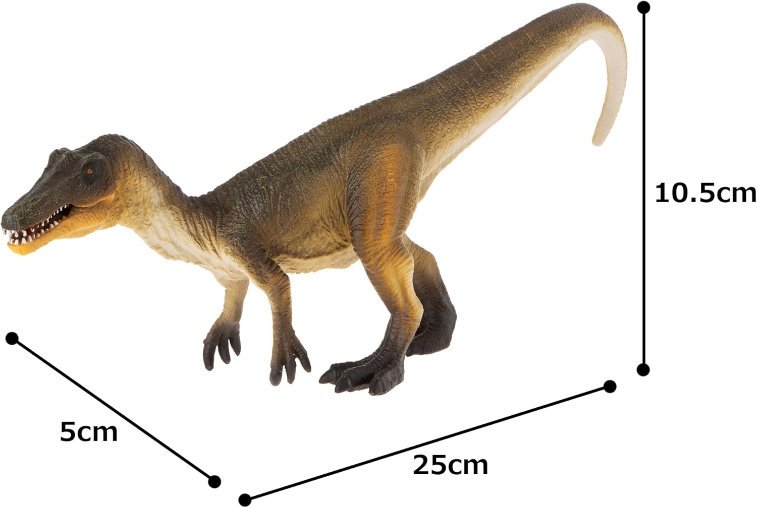 Baryonyx with Articulated Jaw XXL Dinosaur Figure Toy, Realistic Prehistoric Collectible for Kids