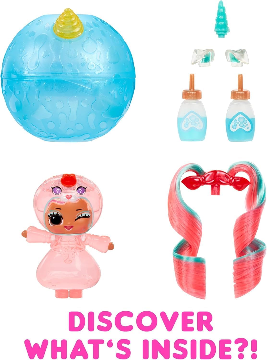 L.O.L. Surprise! Unicorn Tots, Magical Collectible Doll with 7 Surprises, Mix-and-Match Hair, Horns and Accessories, Creative Play for Kids Ages 4+