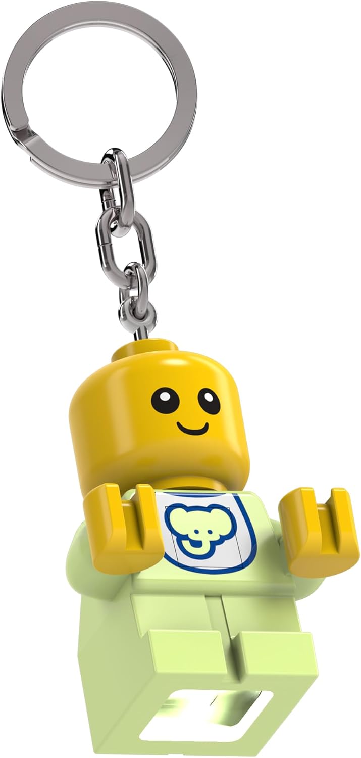 LEGO Minifigures - Large 2.25 Inch Tall Figure Keychain Light - Baby (KE209H), Multicolor, Large - 2 inches tall