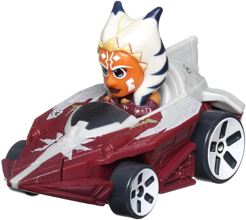Hot Wheels Racer Verse Ahsoka Die-Cast Model Car Toy for Children Aged 3+ Gift for Kids and Collectors - Multicoloured