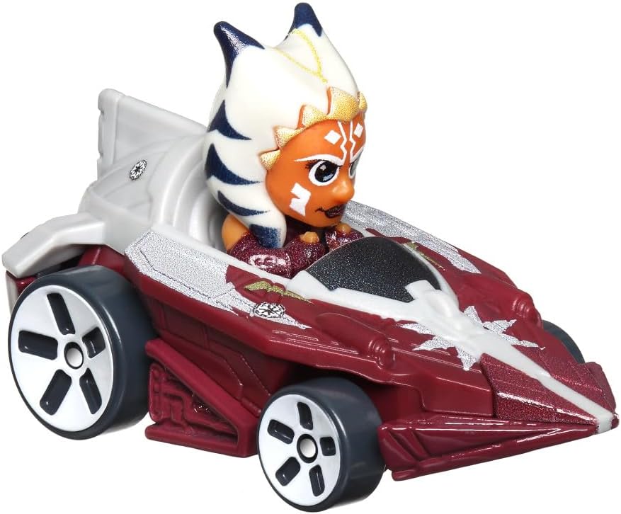 Hot Wheels Racer Verse Ahsoka Die-Cast Model Car Toy for Children Aged 3+ Gift for Kids and Collectors - Multicoloured
