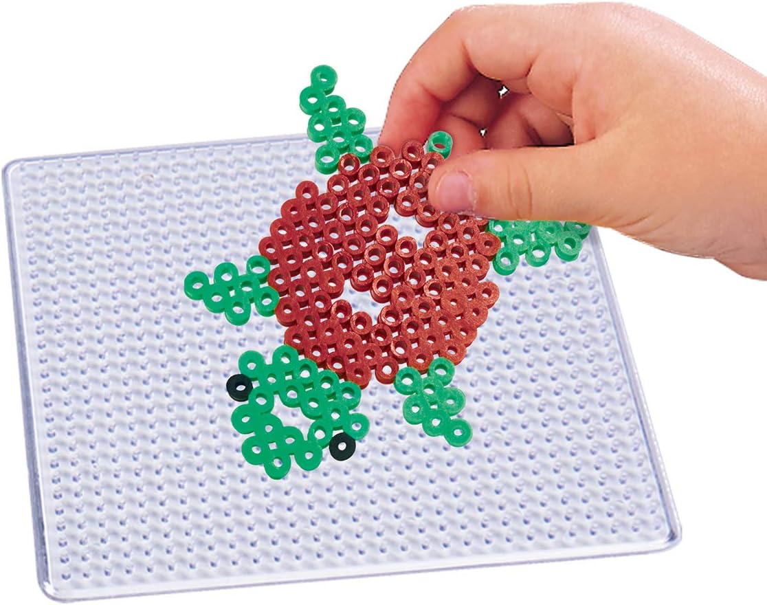 Simba Art & Fun Ironing Beads 3D, 2,400-Piece Bead Set with Pegboard & Templates, Multicolor, Kids 3+