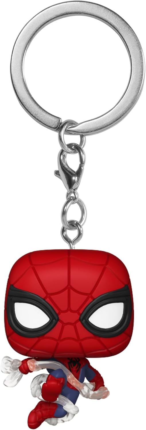 Funko POP! Keychain: Marvel - Spider-Man Day - Spider-Man Novelty Keyring - Collectable Mini Figure - Stocking Filler - Gift Idea - Official Merchandise - Backpack Decor