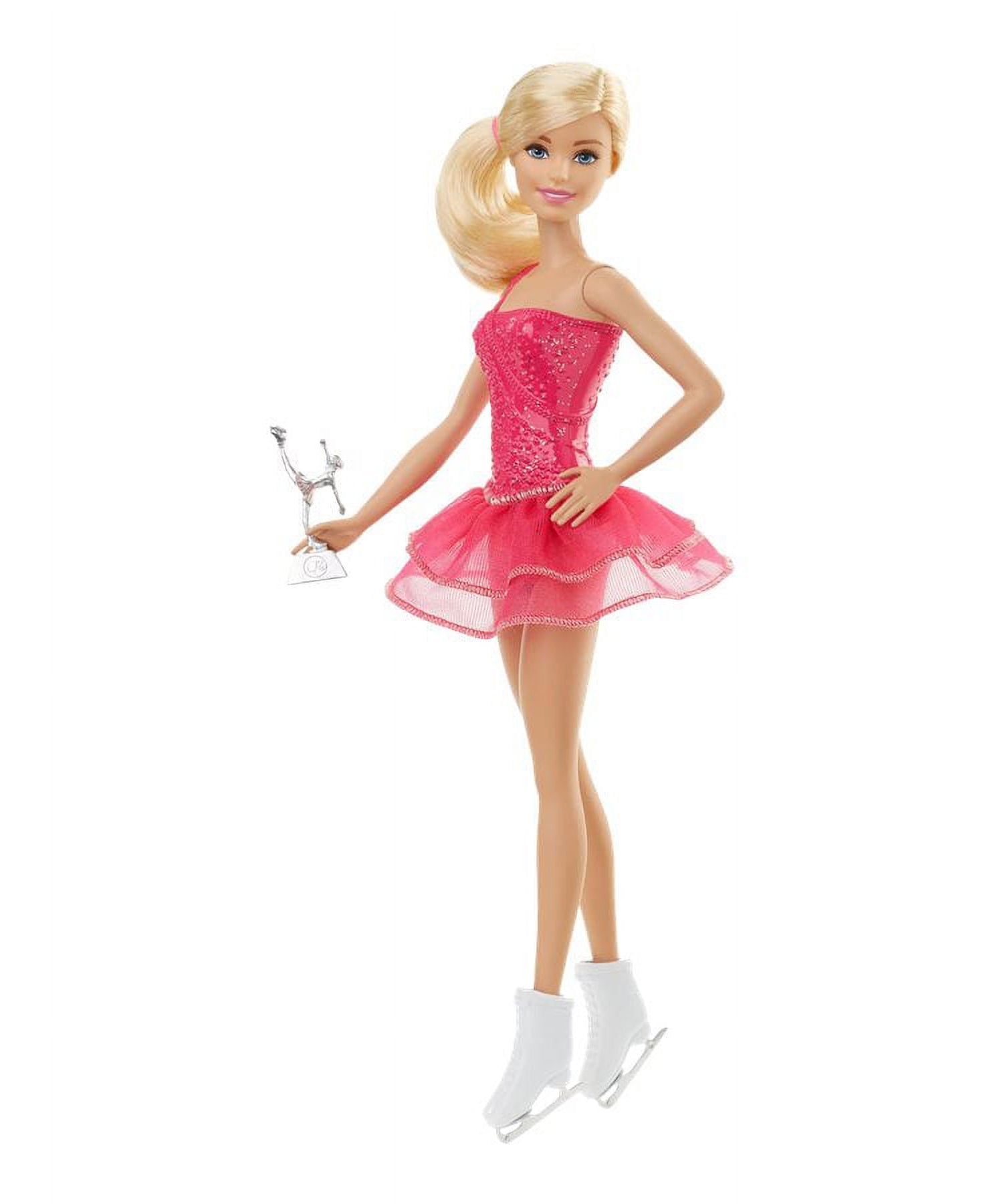 مجموعة دمى باربي المهنية (4 قطع): طبيبة، طاهية، لاعبة تنس، طيارة، ملابس وإكسسوارات مستوحاة من مسيرتها المهنية، مناسبة للأعمار من 3 سنوات فما فوق