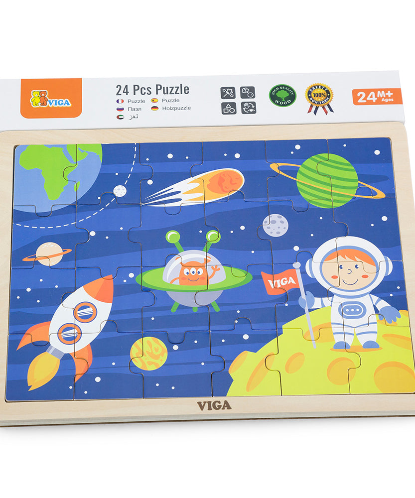 لعبة أحجية فيجا فروت، مكونة من 8 قطع، لعبة مونتيسوري الخشبية، تنمي المهارات الحسية والإدراكية والحركية الدقيقة، غير سامة وصديقة للبيئة، مناسبة للأولاد والبنات من سن 18 شهرًا فما فوق