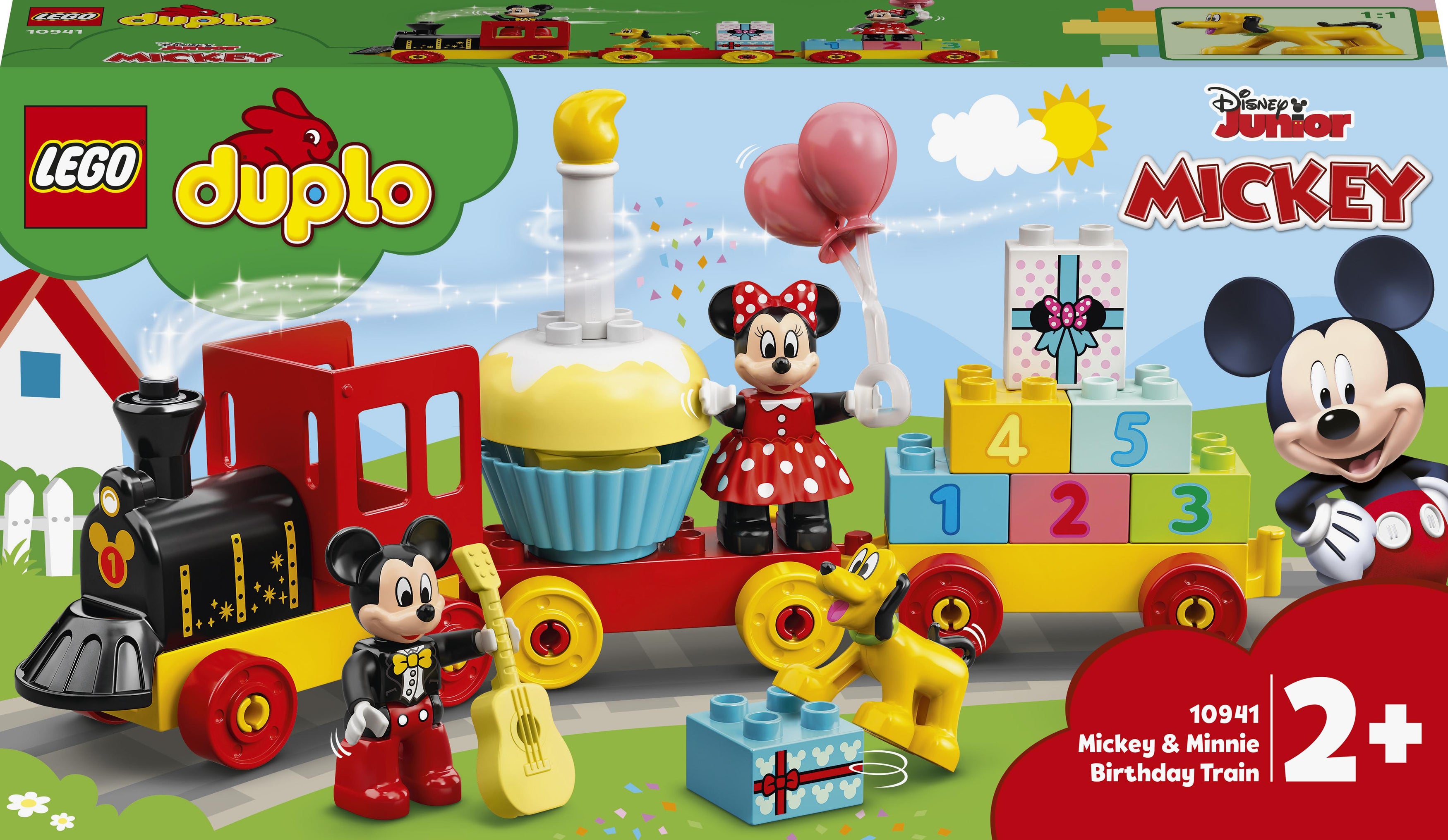 LEGO DUPLO 10941 Mickey & Minnie Birthday Train Playset for Toddlers 2+