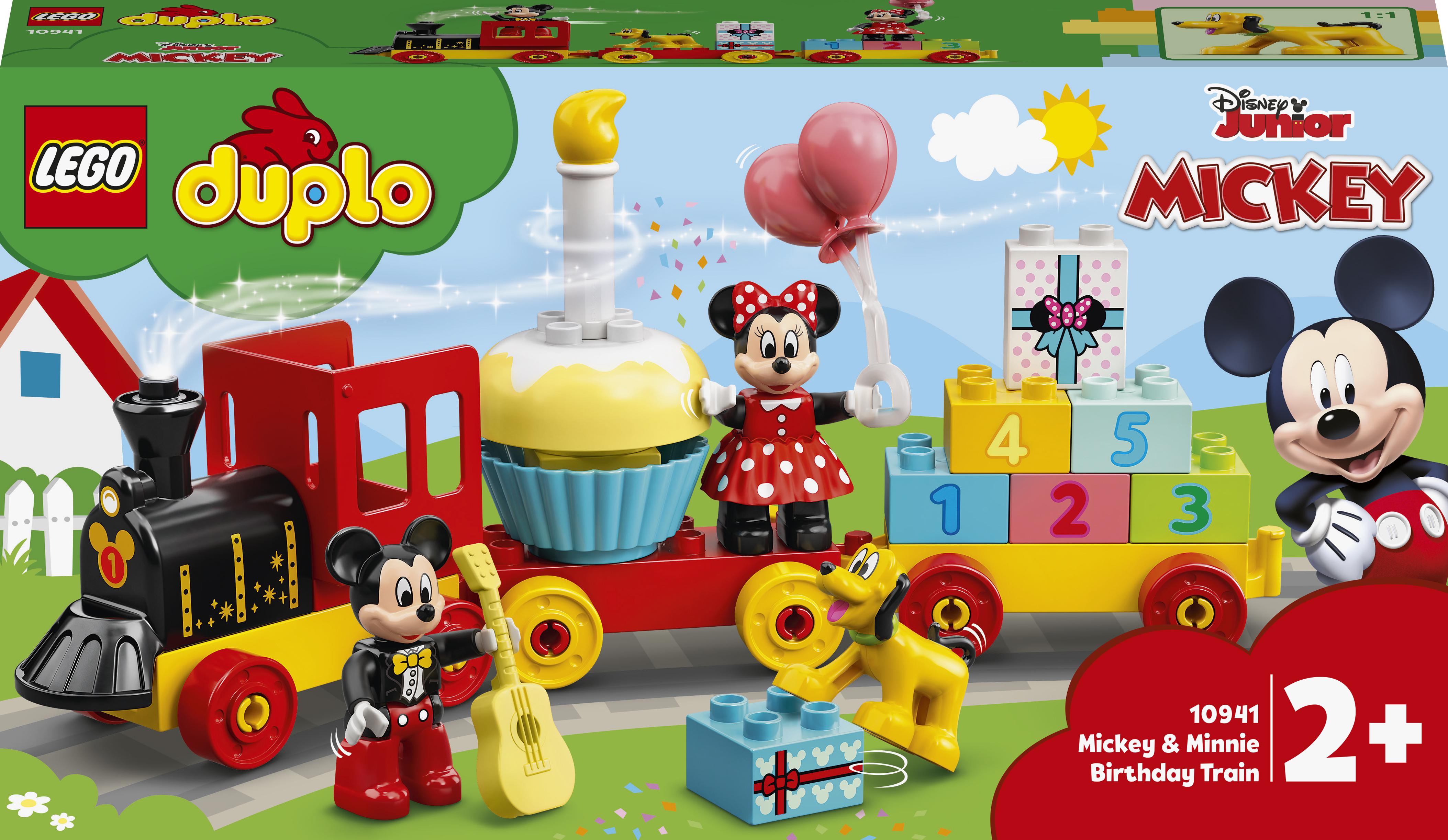 LEGO DUPLO 10941 Mickey & Minnie Birthday Train Playset for Toddlers 2+