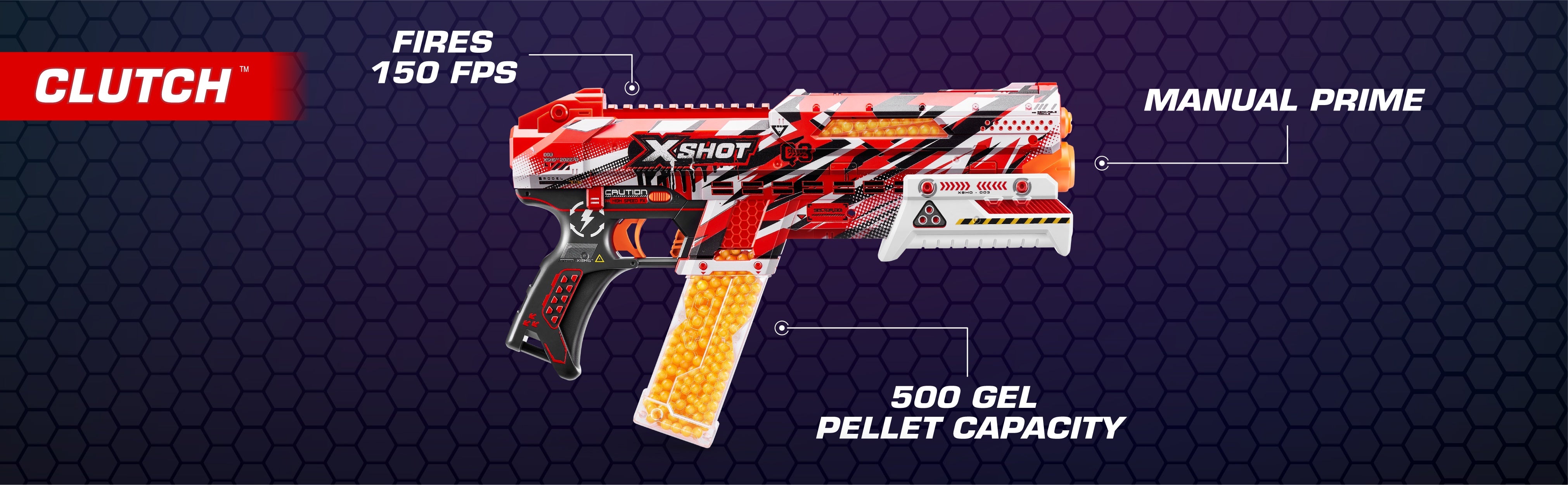 X Shot Hyper Gel Small Blaster 5000 Gellets, Gel Blaster Toy Gun for Boys, Age 14+
