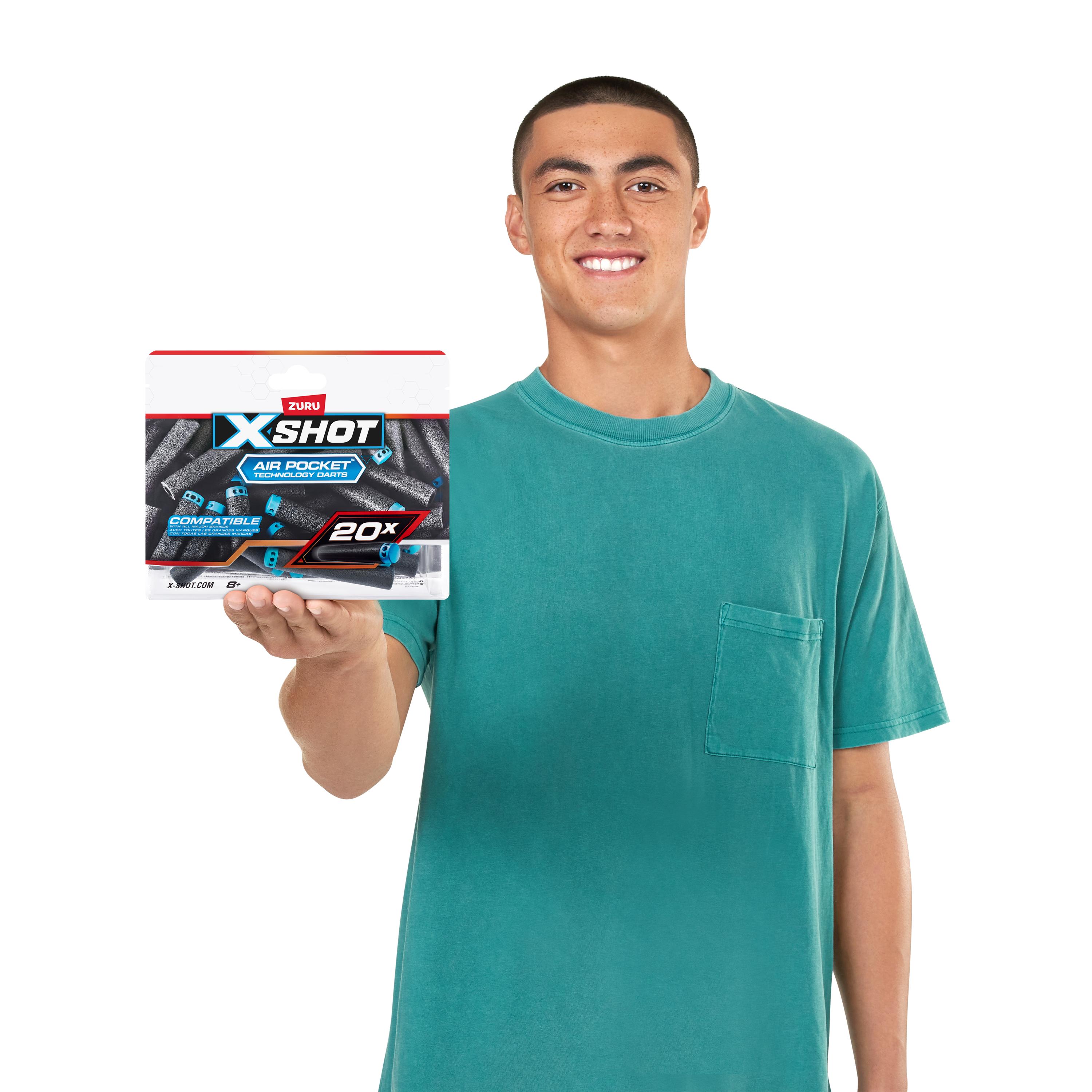 X Shot Excel Refill Darts 20 pcs, Foam Dart Pack for Boys, Age 8+