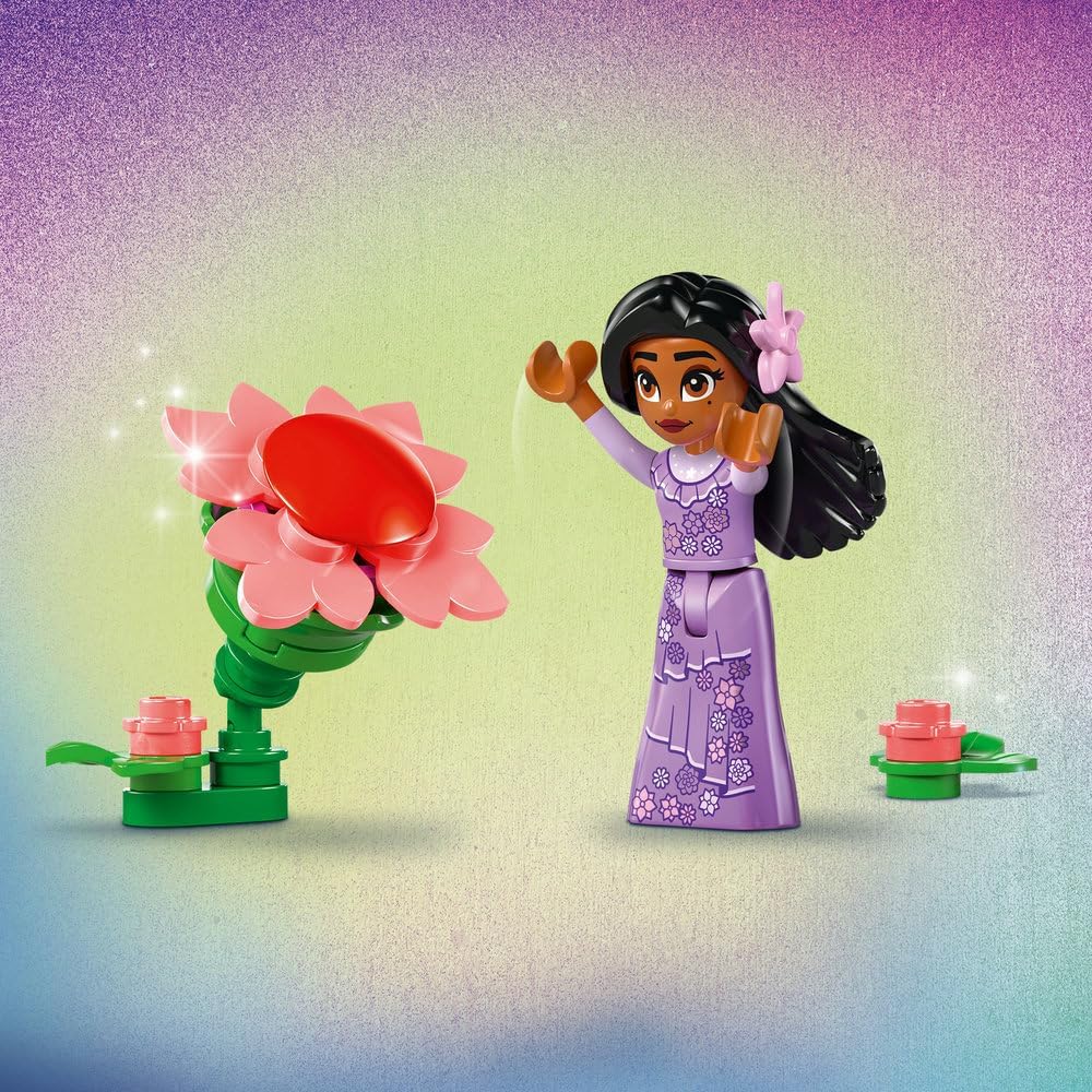 LEGO | Disney Encanto Isabela’s Flowerpot, Buildable Orchid Flower Toy for 9 Plus Year Old Kids, Girls & Boys, with Film Character Minidoll Figure, and Cactus, Fun Birthday Gift 43237