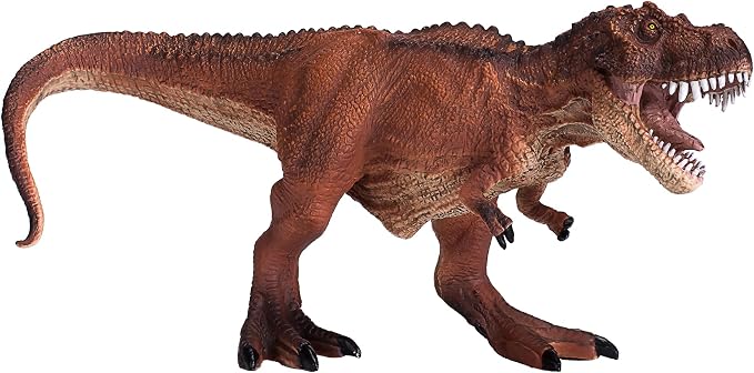 MOJO Deluxe T-Rex Hunting (Red) Realistic Dinosaur Hand Painted Toy Figurine