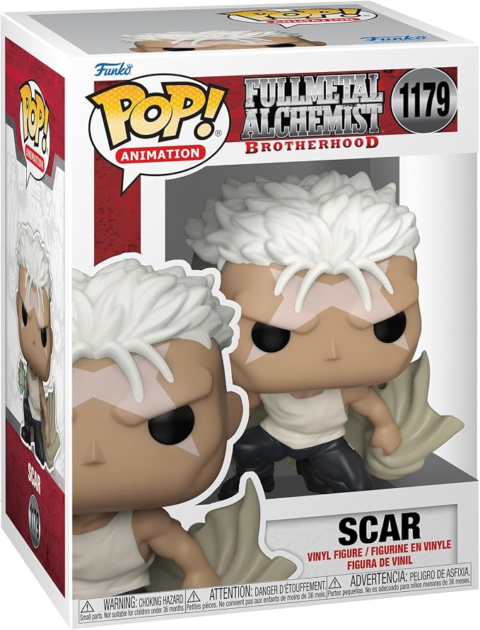 Funko Pop! Animation: FMA: B - Scar - Full Metal Alchemist - Collectable Vinyl Figure - Gift Idea - Official Merchandise - Toys for Kids & Adults - Anime Fans - Model Figure for Collectors