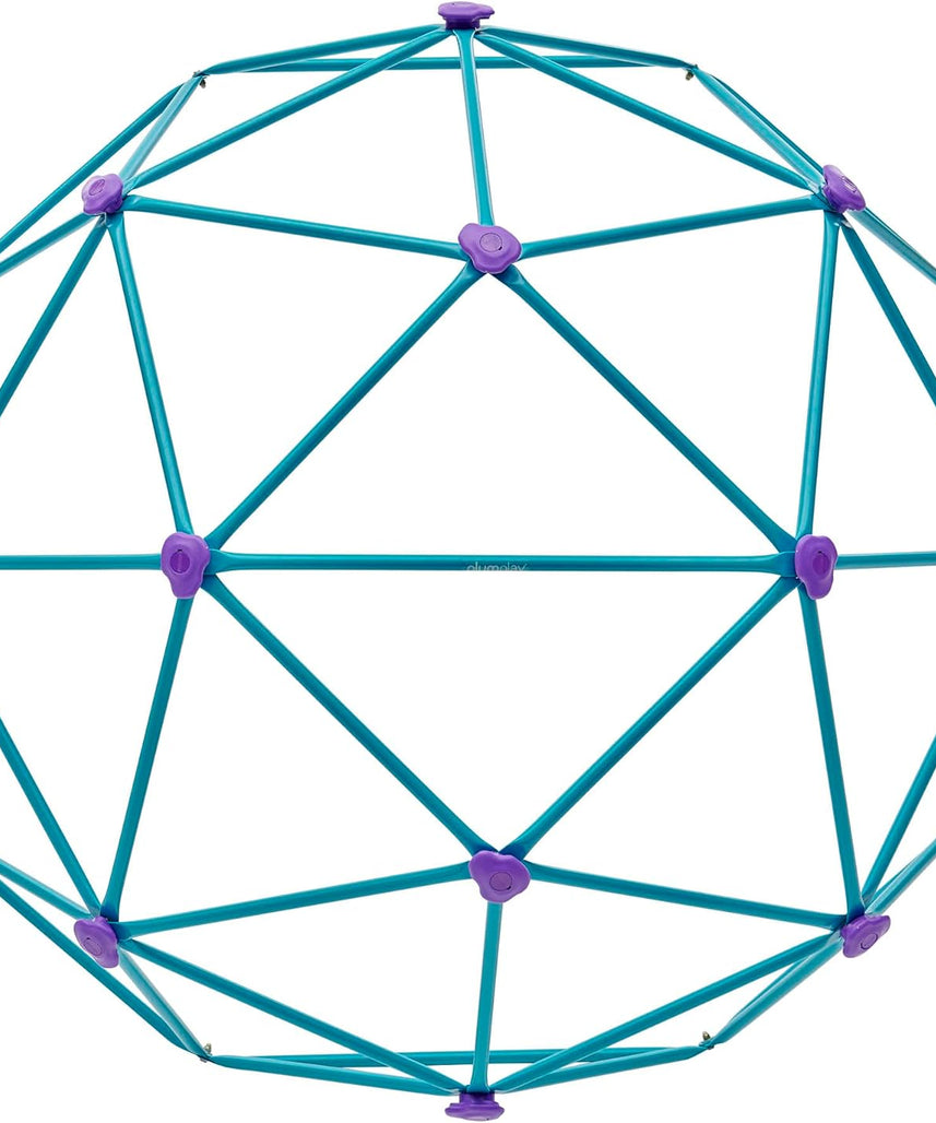 قبة معدنية للتسلق من Plum Deimos، سهلة التجميع في الفناء الخلفي، قبة هندسية للتسلق بسعة وزن 150 كجم، لعبة صالة ألعاب رياضية خارجية مناسبة للأطفال من الأولاد والبنات من سن 3 سنوات فما فوق