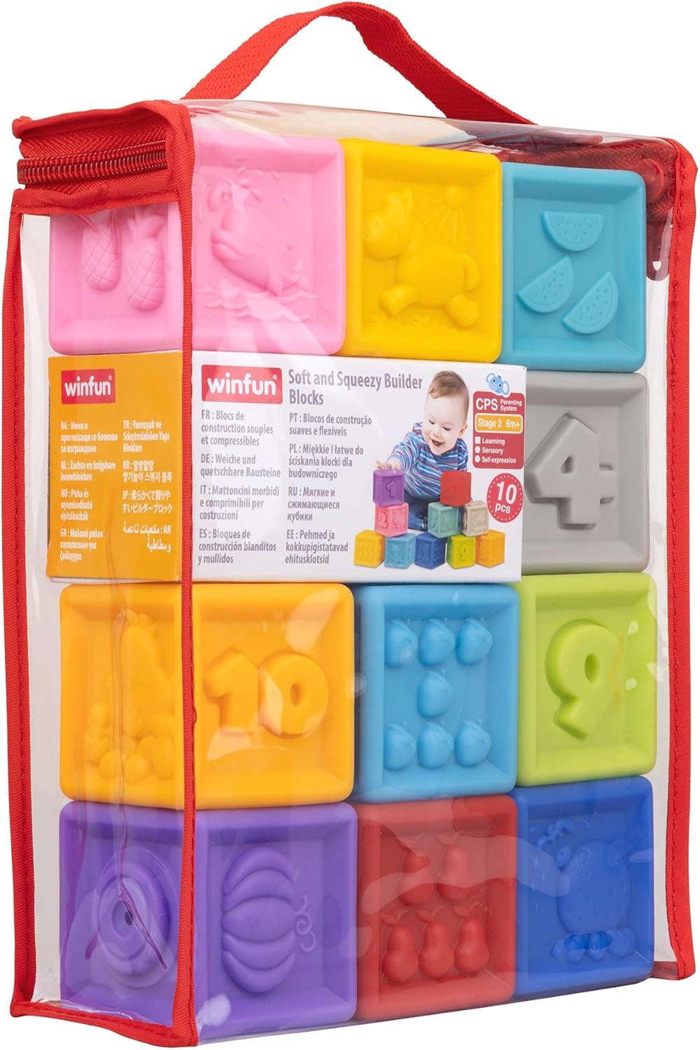 Soft and Squeezy Builder Blocks 6M+