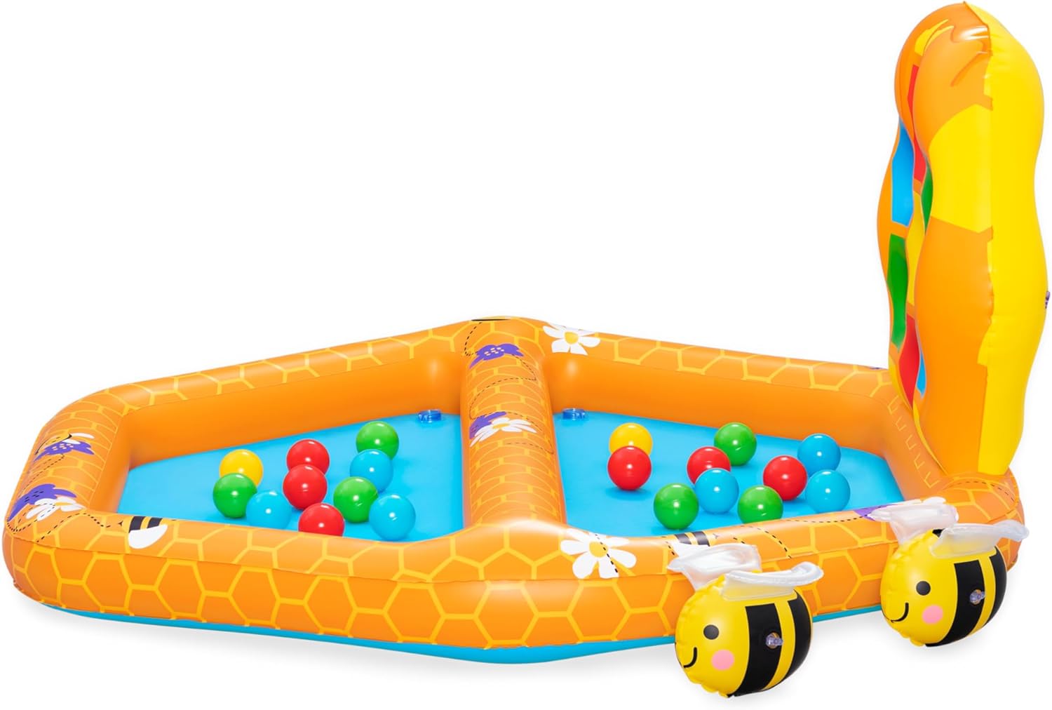Bestway Lil' Beehive Paddling Pool & Ball Pit, 127 x 119 x 61 cm