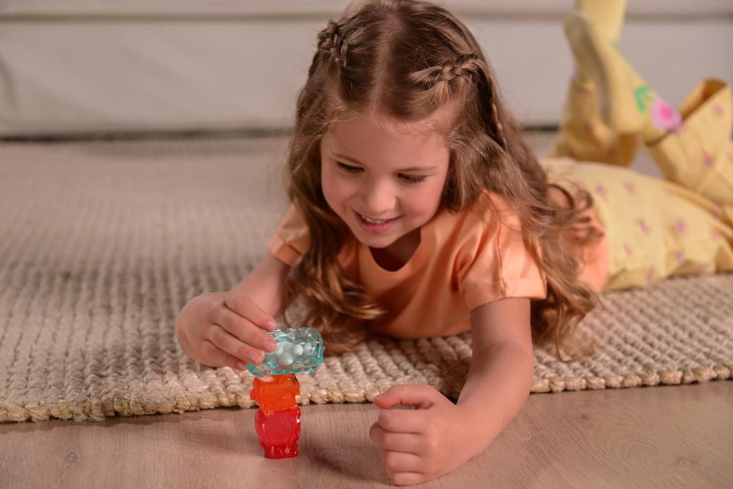 Goliath Jelly Blox My Pets and Me, 20 Piece Soft Squishy Building Blocks for Toddlers, Sensory Stackable Ouch Free Blocks for Boys and Girls Age 2+