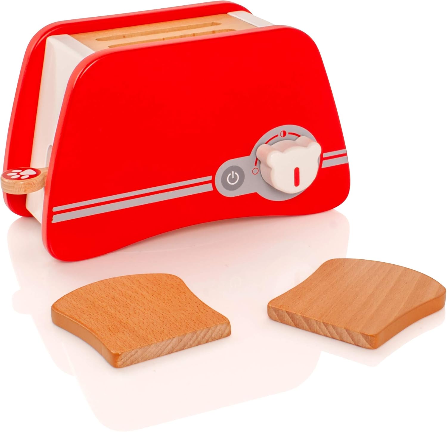 Viga Toys Wooden Toaster, Pretend Play Kitchen Accessory, Ages 3+