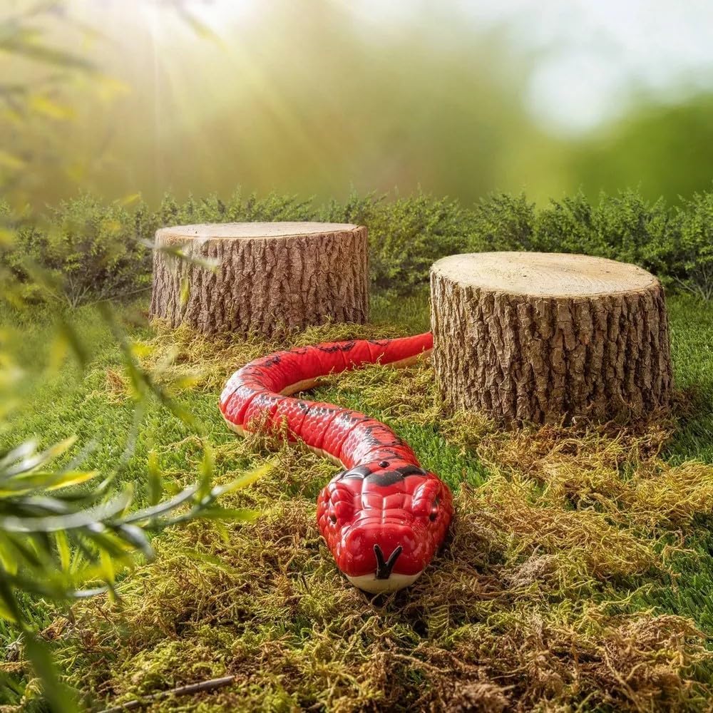 Terra By Battat Batteries: 5 X Aaa Included Rainbow Boa Infrared Remote Control Snake With Light Up Eyes Electronic Animal Toys And Playsets For Kids Aged 6 And Up, An2800Z