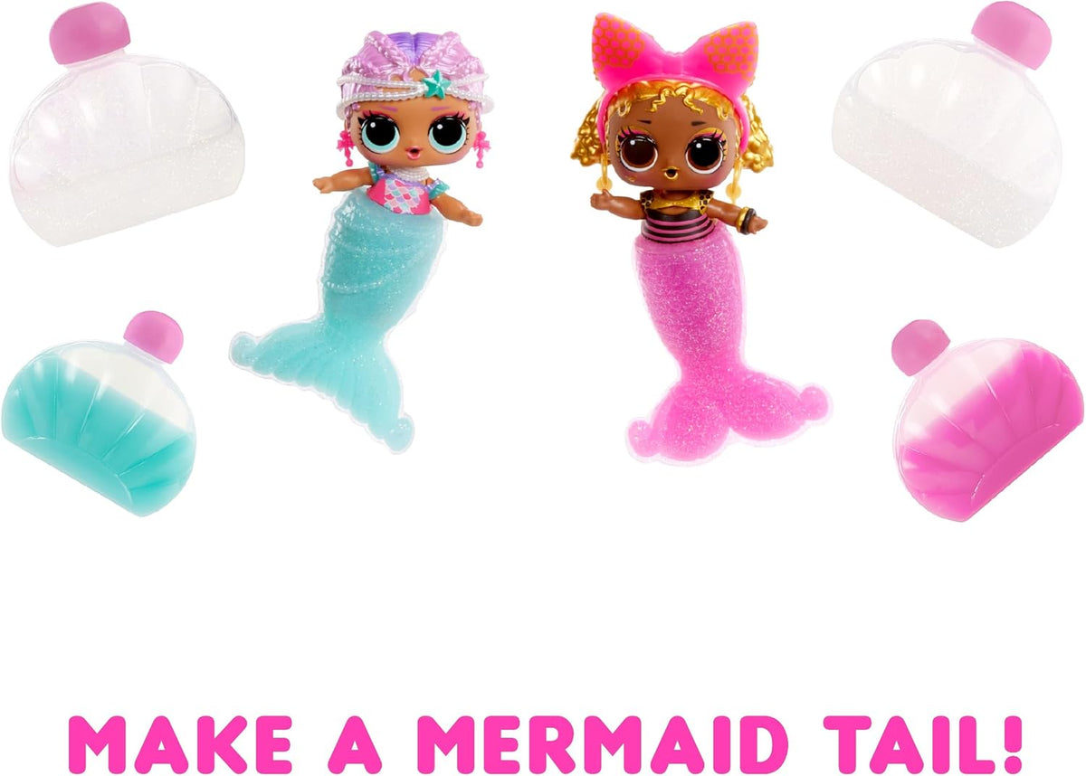 L.O.L. Surprise! Mermaids Tots, Color Change Tail, Make Your Own Mermaid Tail, 8 Collectible Dolls with Fashion Accessories, Creative Play for Kids Ages 4+