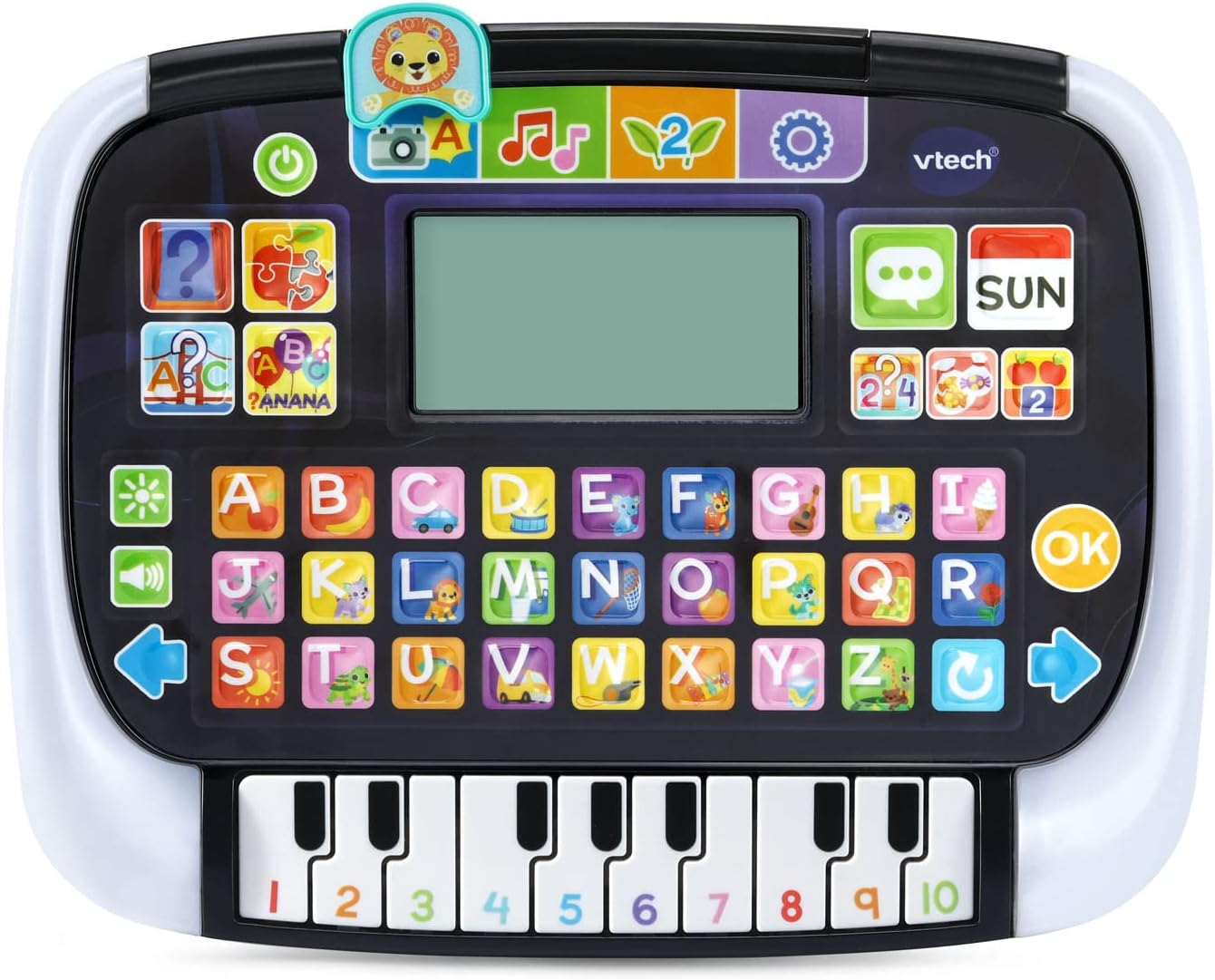 VTech - Little Apps Light-Up Tablet | Educational Tablet Toy to Learn Alphabet, Numbers, Colours, Shapes, Animals, Time | 2 Years+ | Black