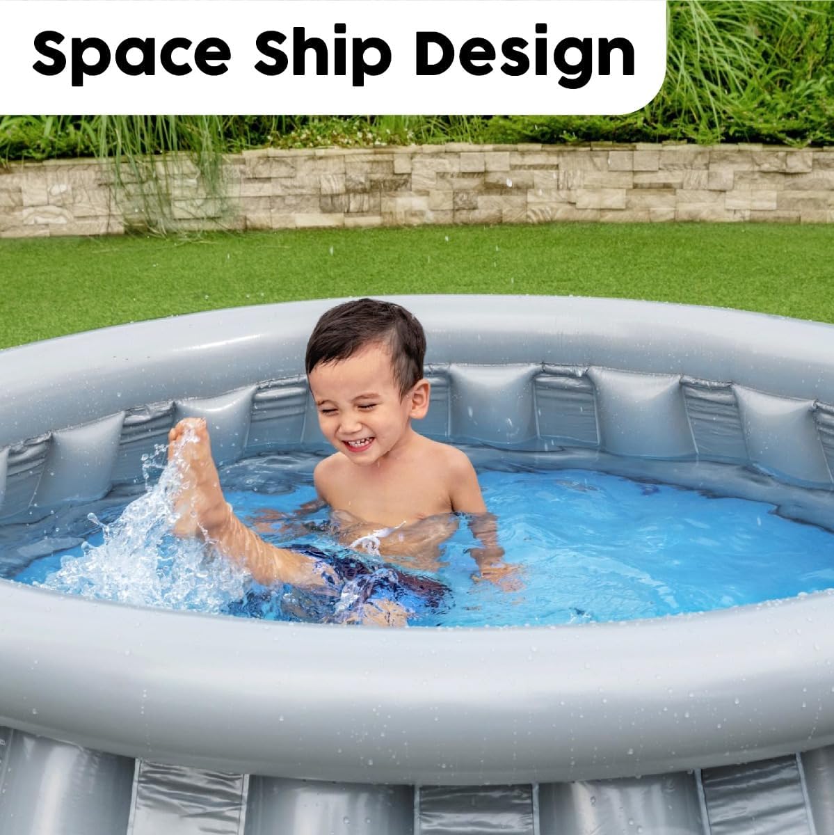 Bestway 60" x H17"/1.52m x H43cm Space Ship Pool