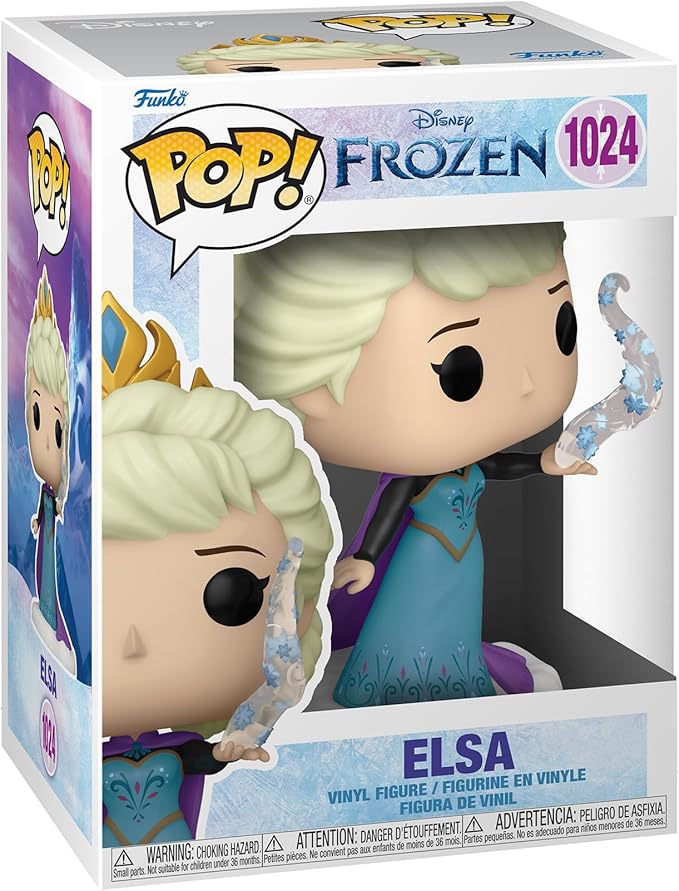 Funko Pop! Disney: Ultimate Princess - Elsa - Disney Princesses - Collectable Vinyl Figure - Gift Idea - Official Merchandise - Toys for Kids & Adults - Movies Fans - Model Figure for Collectors