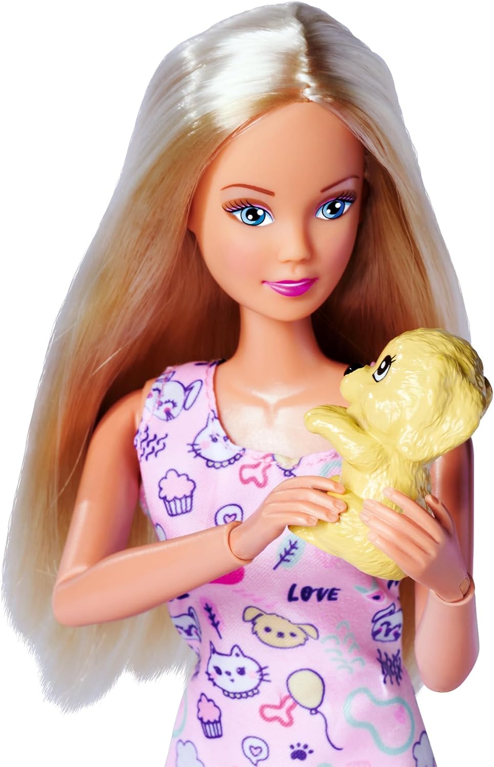 Simba Steffi Love Cute Pet Doll 29 cm with Pet and Food Accessories Random Assortment for Kids Ages 3 and Up