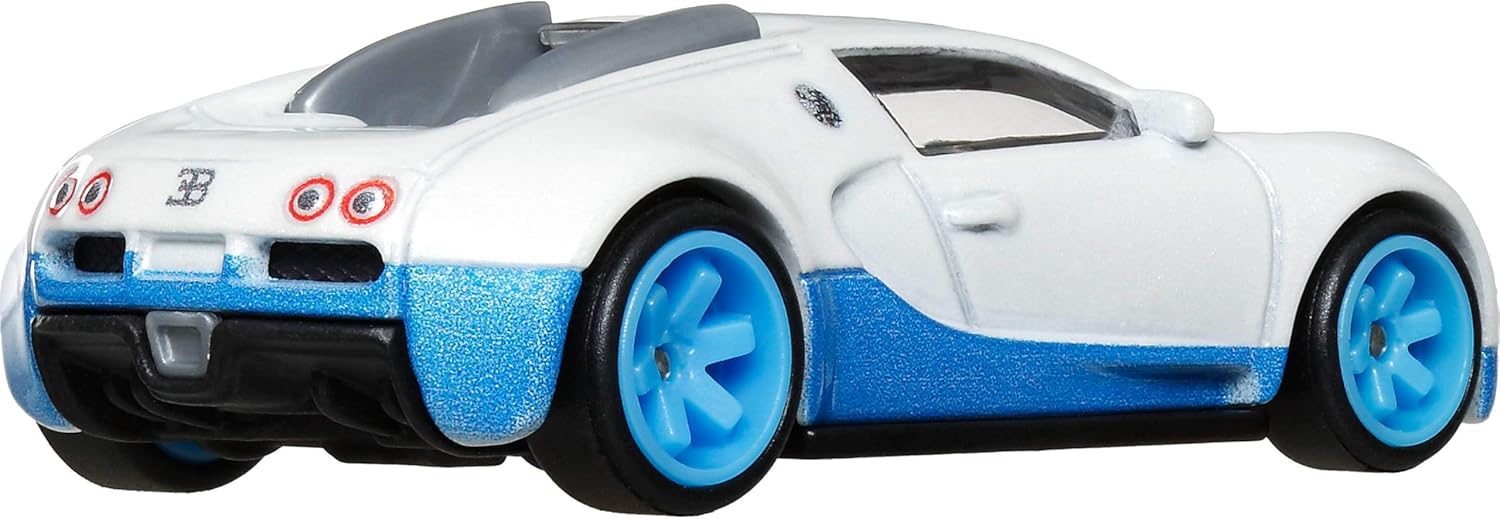 Hot Wheels Premium Bugatti Veyron, Car Culture Circuit Legends Vehicles for Children from 3 Years and Adults Fans and Collectors, Premium Collection by Car Culture in Scale 1:64, HRW06
