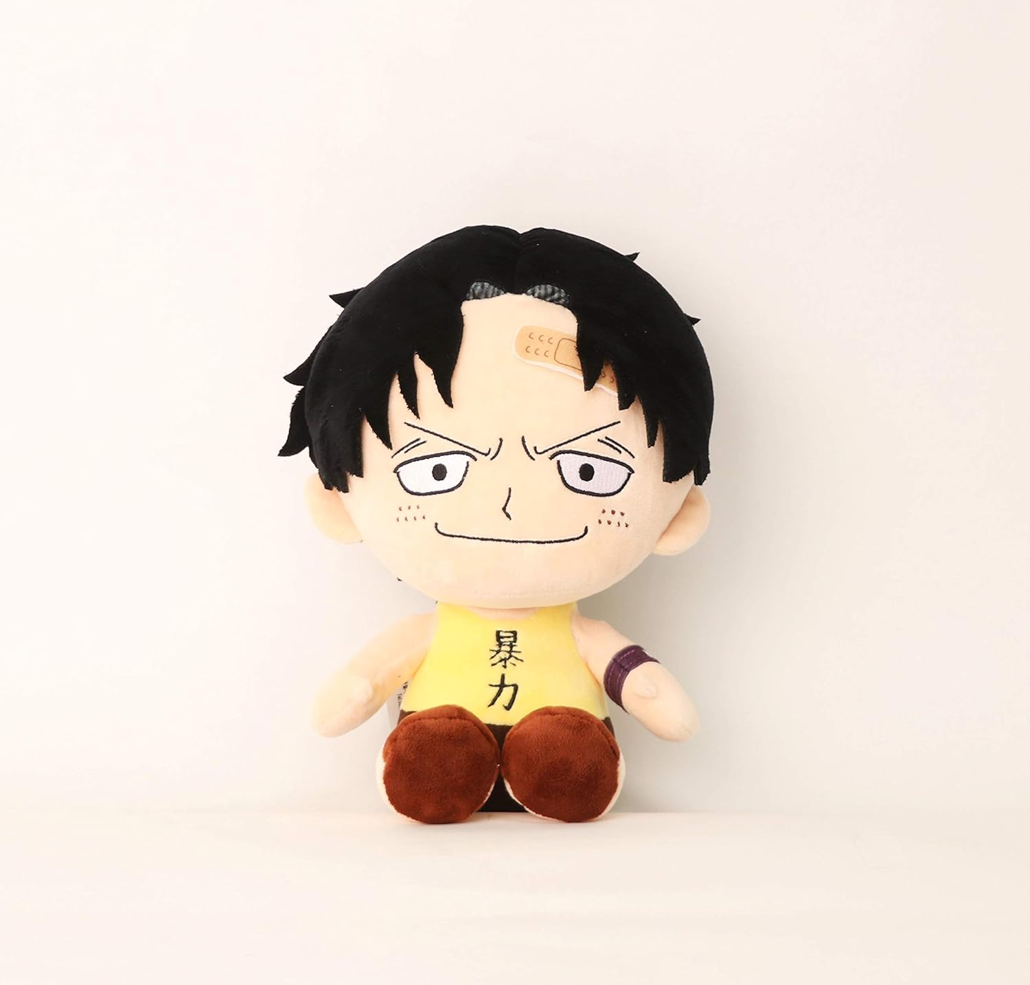 Sakami One Piece Ace Plush Figure 25cm, Official Anime Stuffed Toy Collectible, Soft Polyester Plush for Kids & Anime Fans