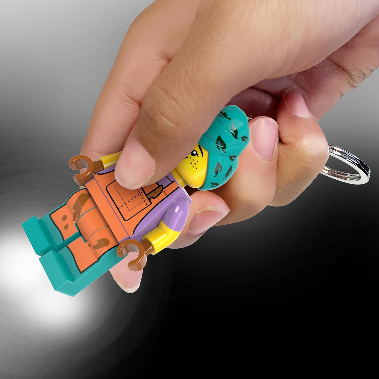 Lego IQ Minifigures Keychain Light_Ceramic Girl