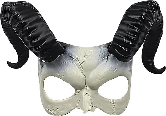 Adult Ram Horns Mask