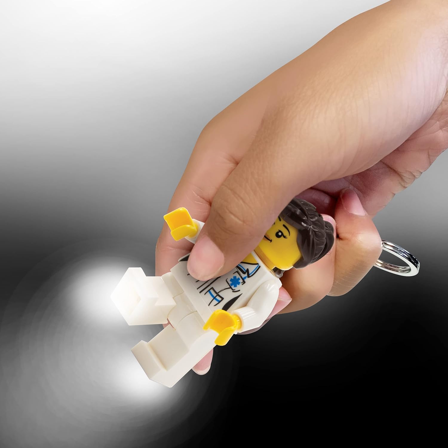 Lego IQ Minifigures Keychain Light Medical Profes_Nurse 2