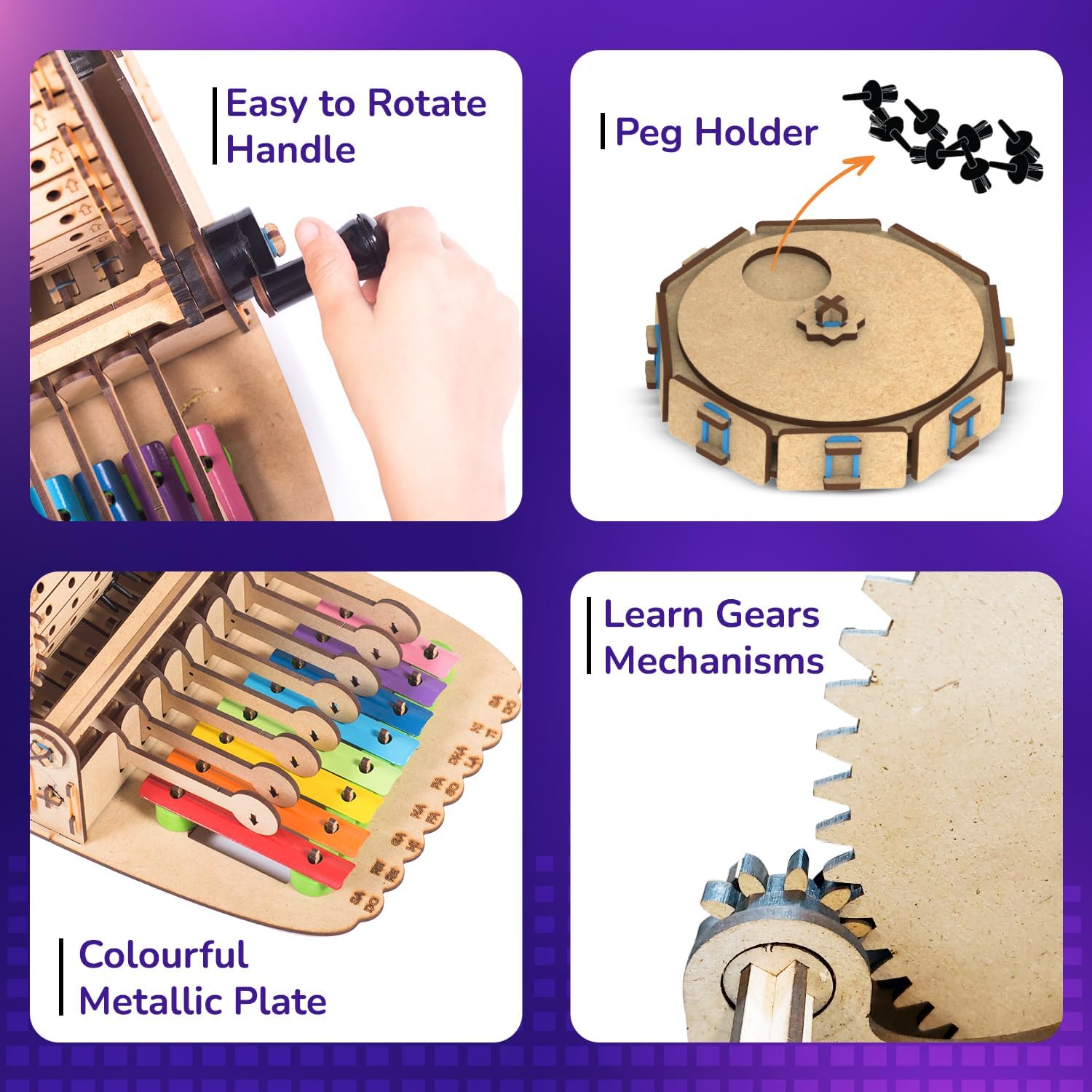 Smartivity DIY Music Machine Toy for Kids 8-9-10-11-12-13-14 Years Old I Create Your own Music with 7 Preset Songs - Jingle Bells, Happy Birthday & More I Christmas, Birthday Gift for Girls & Boys