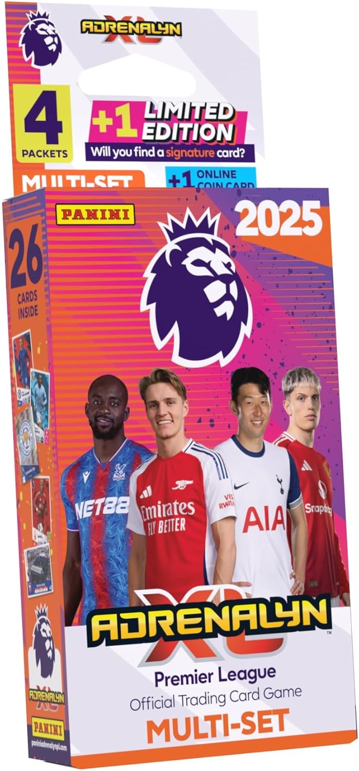 Panini Premier League 2024/25 Adrenalyn XL Trading Cards, 24-Pack Box, Golden Ballers, Limited Edition, Parallel Cards, Collectible Football Cards