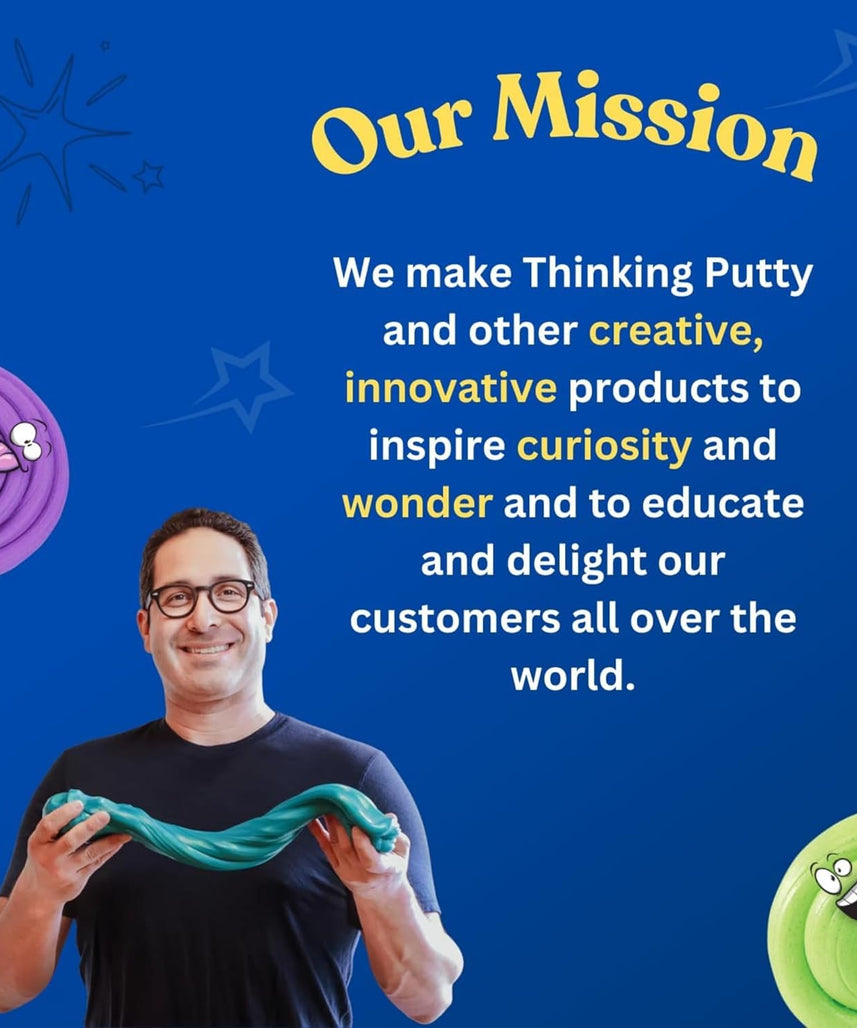 معجون التفكير ميني تيك أ تاكو من كريزي آرون، علبة 2 بوصة مع 13 جرامًا من معجون اللعب الحسي غير السام الذي لا يجف أبدًا، لعبة فيدجيت إبداعية ناعمة الملمس للأولاد والبنات من سن 3 سنوات فما فوق