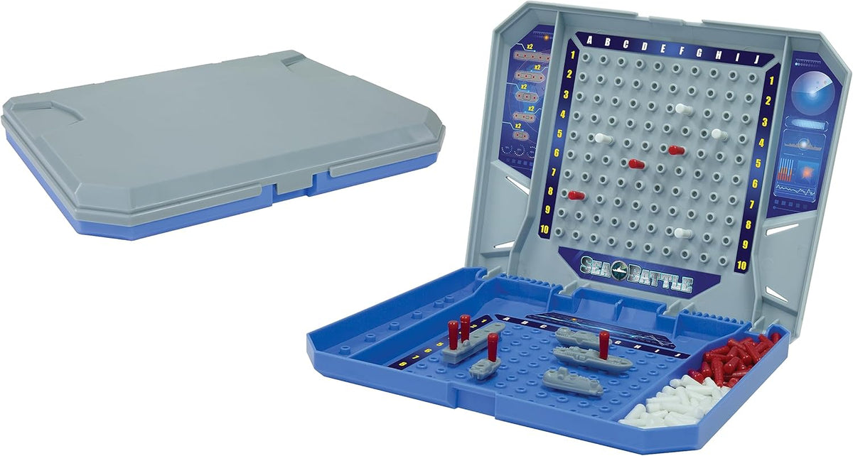 Ambassador Sea Battle Board Game for Kids 3+ Years, Strategy Naval Battle Game for Family and Friends