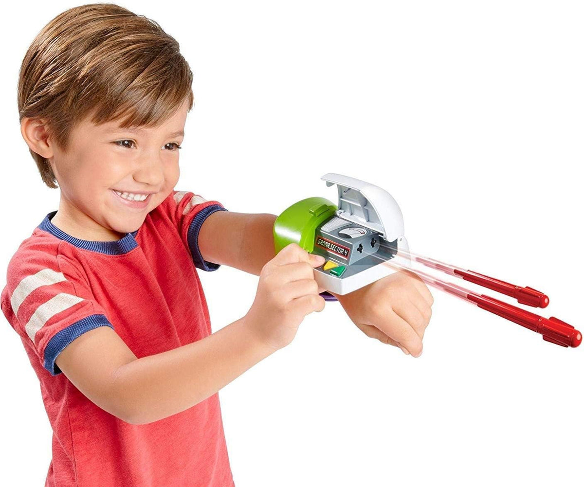 Mattel Toy Story Buzz Lightyear Wrist Communicator Toy with Projectiles for Kids 3+