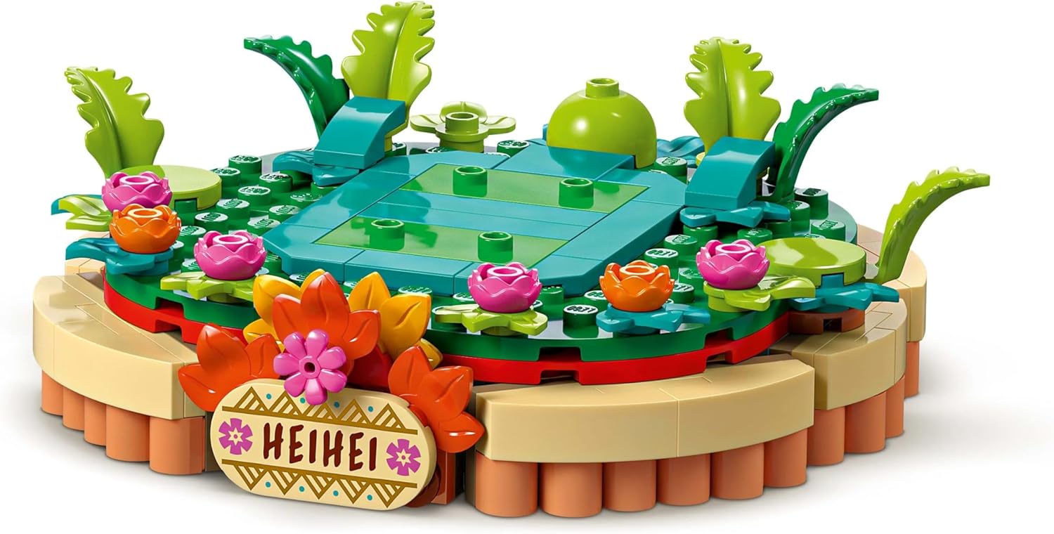 LEGO | Disney Moana 2 Heihei Building Toy - Play and Display Animal Figure with a Rotating Head, Posable Wings & Tail Feathers plus a Stand - Ramadan Gift for 9+ Year Old Girls - 43272