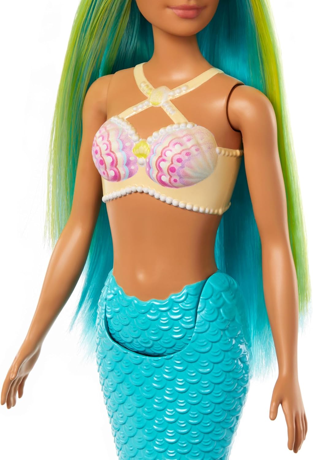 Barbie Mermaid Dolls with Colorful Hair, Tails and Headband Accessories