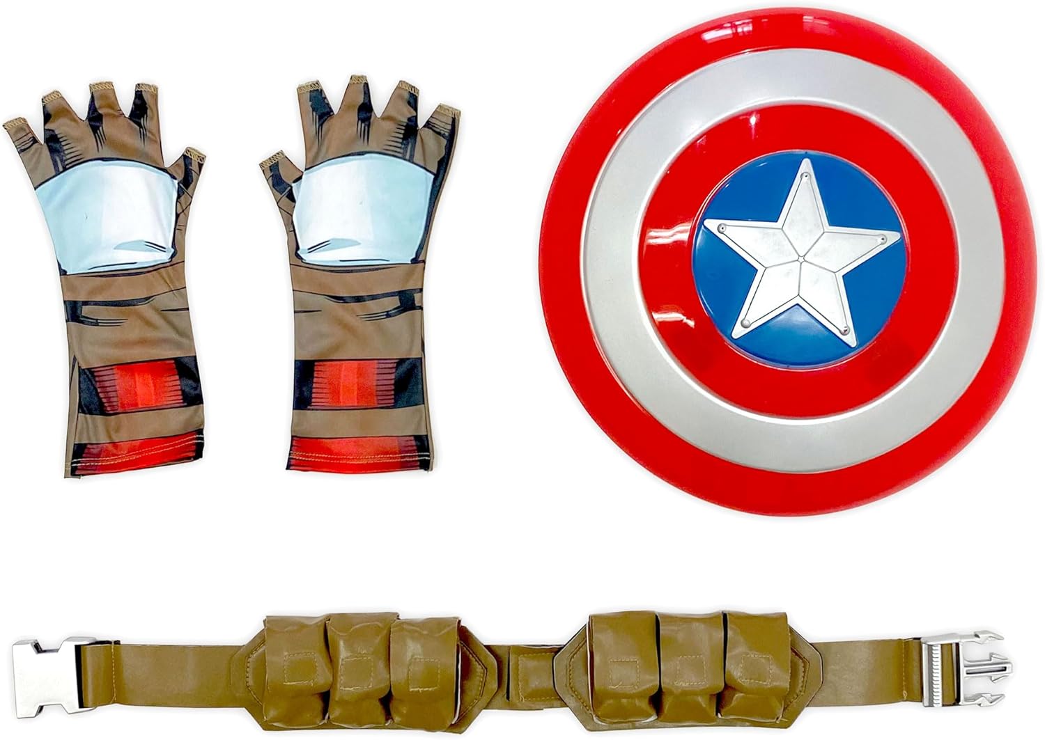 Party Centre Marvel Avengers Captain America Deluxe Costume, 5-6 years