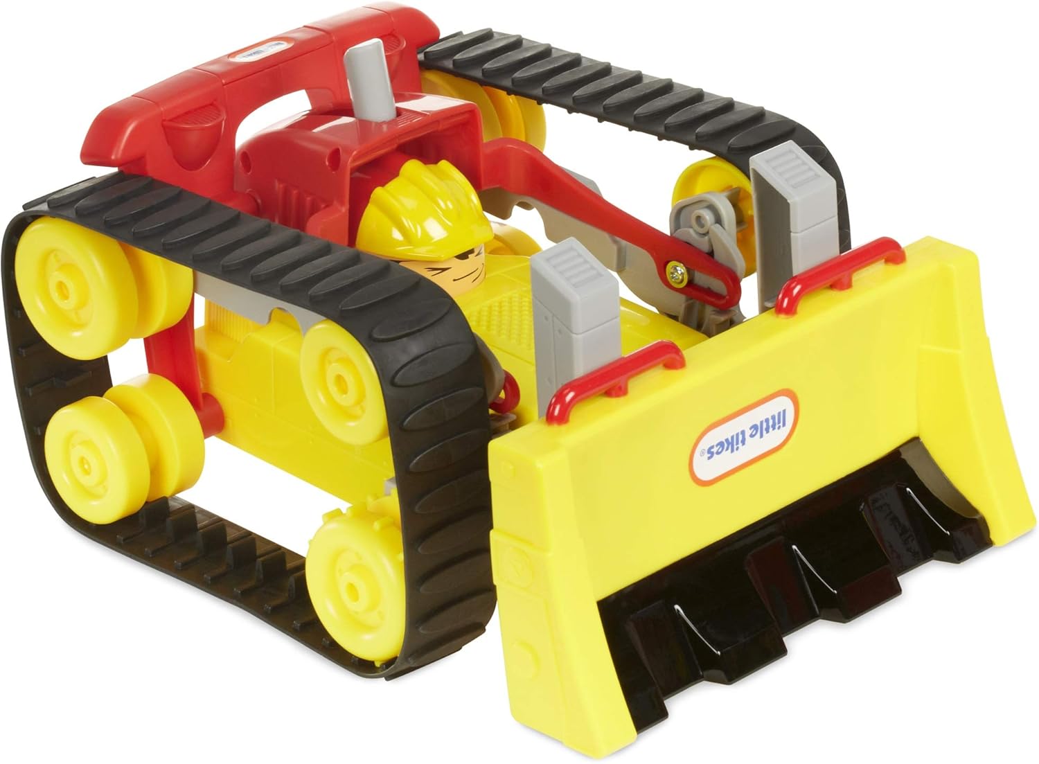 سيارة ليتل تايكس ريسر جرافة ريسر 2 في 1 تعمل بالتحكم عن بعد، جرافة متحولة وسيارة سباق مع وضعي قيادة للأطفال من سن 3 سنوات فما فوق