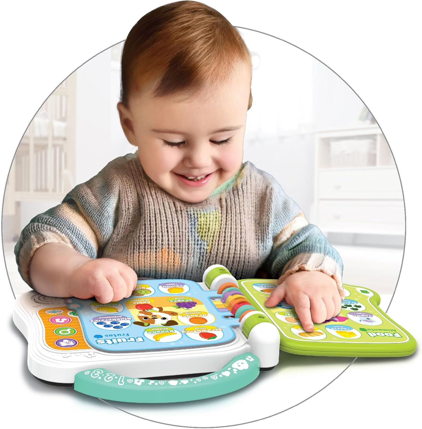 110 Bilingual Learning Book - First Words 12M+