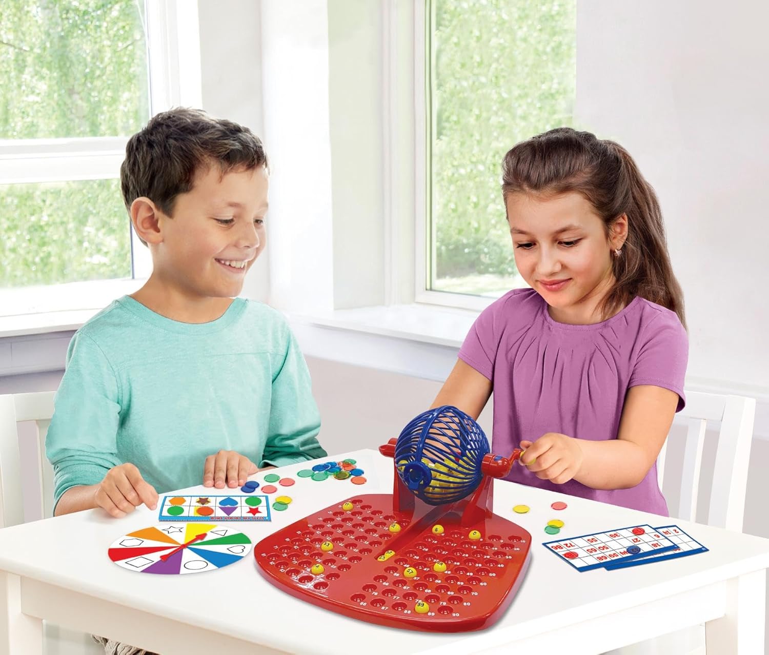 Ambassador Colours and Shapes Bingo Game for Kids, Educational Fun, Ages 3+