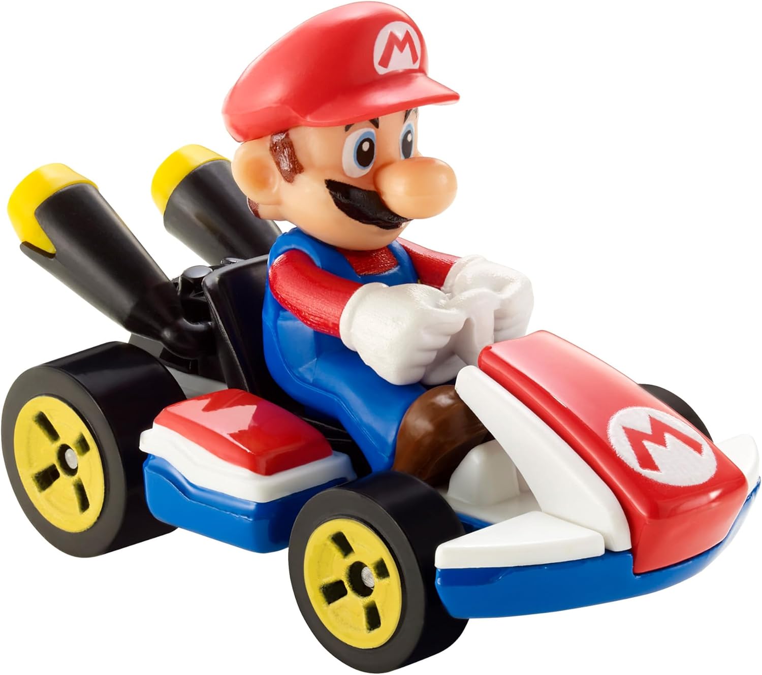 Hot Wheels GBG26 Mario Kart 1:64 Die-Cast Mario with Standard Kart Vehicle