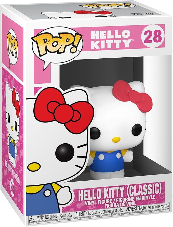 Funko Pop! Vinyl Sanrio: Hello Kitty-HK - (Classic) - (CLSC) - Collectable Vinyl Figure - Gift Idea - Official Merchandise - Toys for Kids & Adults - Anime Fans - Model Figure for Collectors