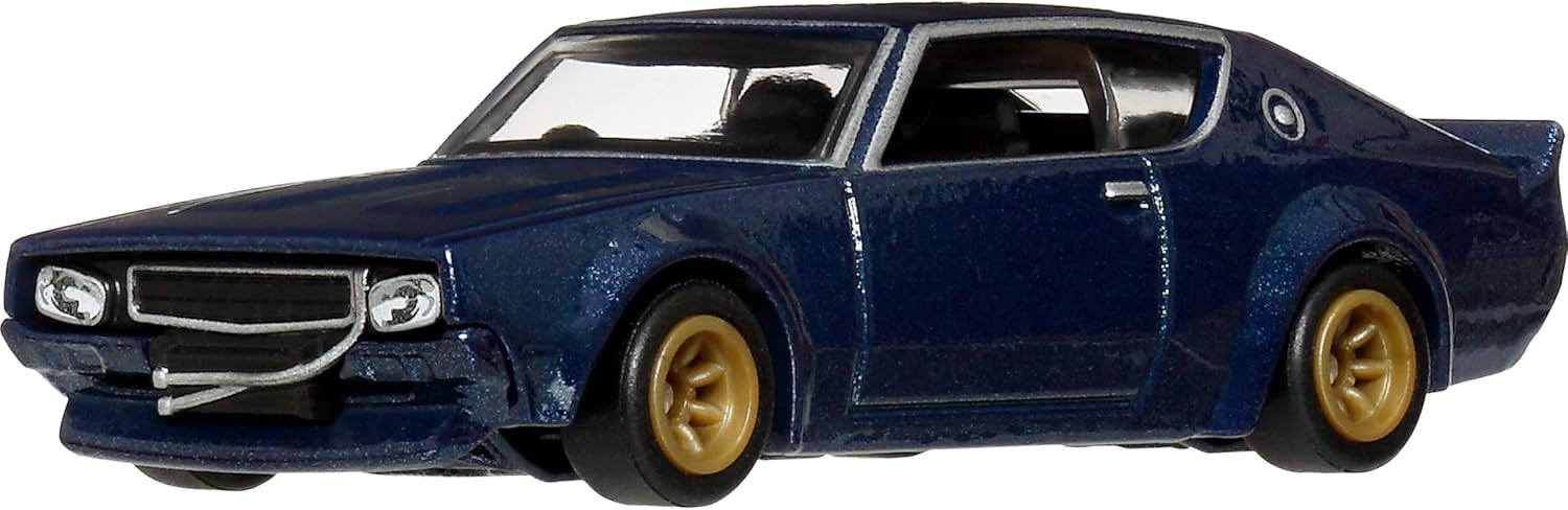 Hot Wheels LB Nissan Skyline 2000GT-R LBWK Autokultur Vehicle, High Quality 1:64 Scale Die-Cast Toy Car with Real Riders Tyres and Metal/Metal Body and Chassis, JKF11