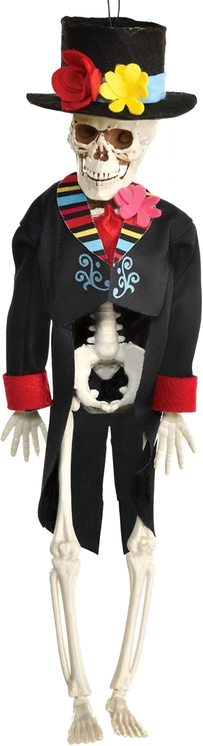 amscan Hanging Skeleton Groom - 12" | Multicolor | 1 Pc.