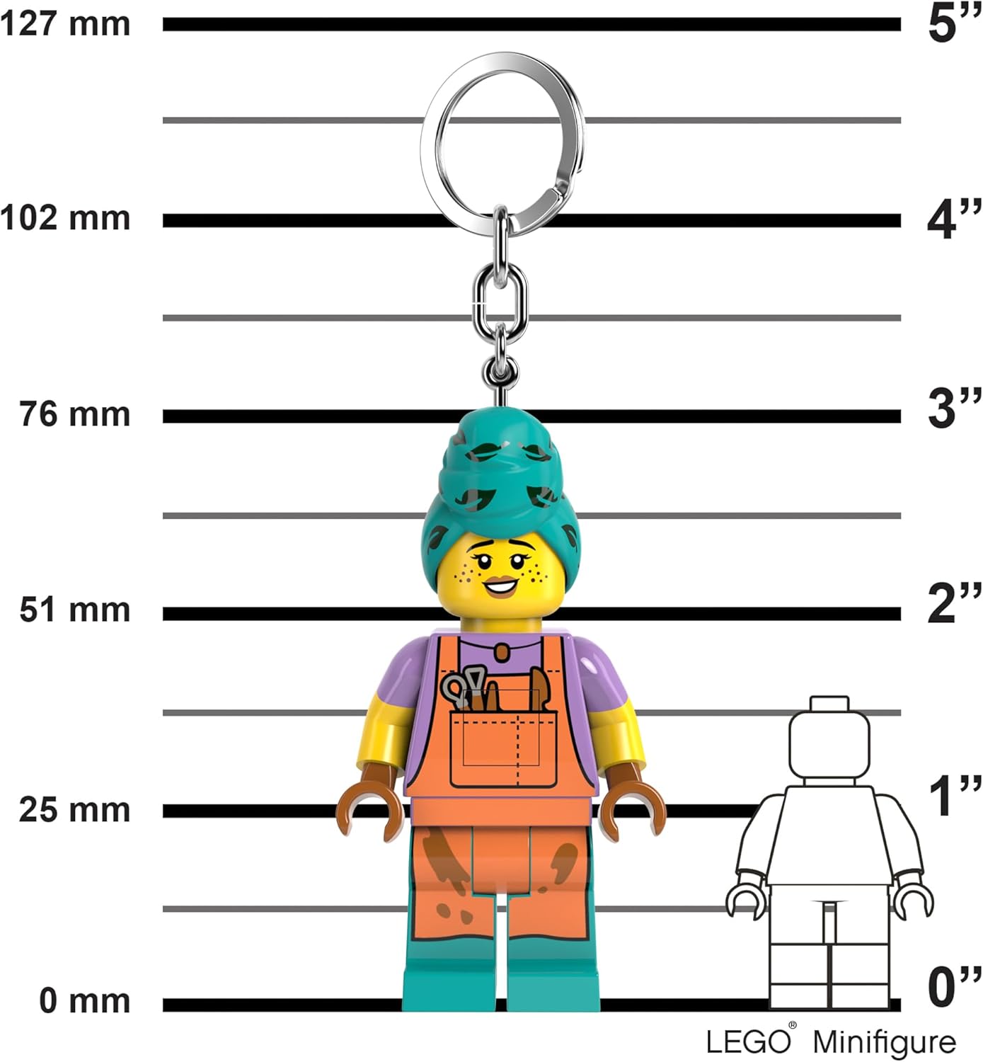 Lego IQ Minifigures Keychain Light_Ceramic Girl