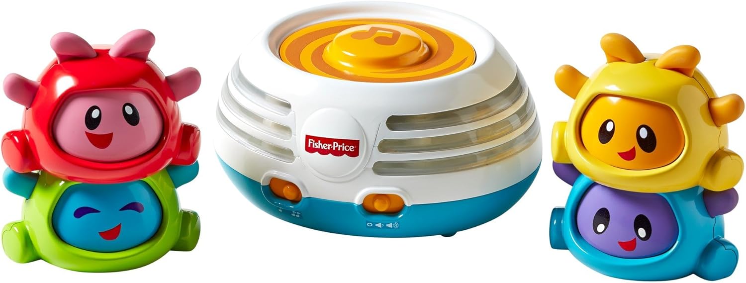 Fisher-Price Bright Beats Build A Beat Stacker Musical Learning Toy for Babies 6+ Months