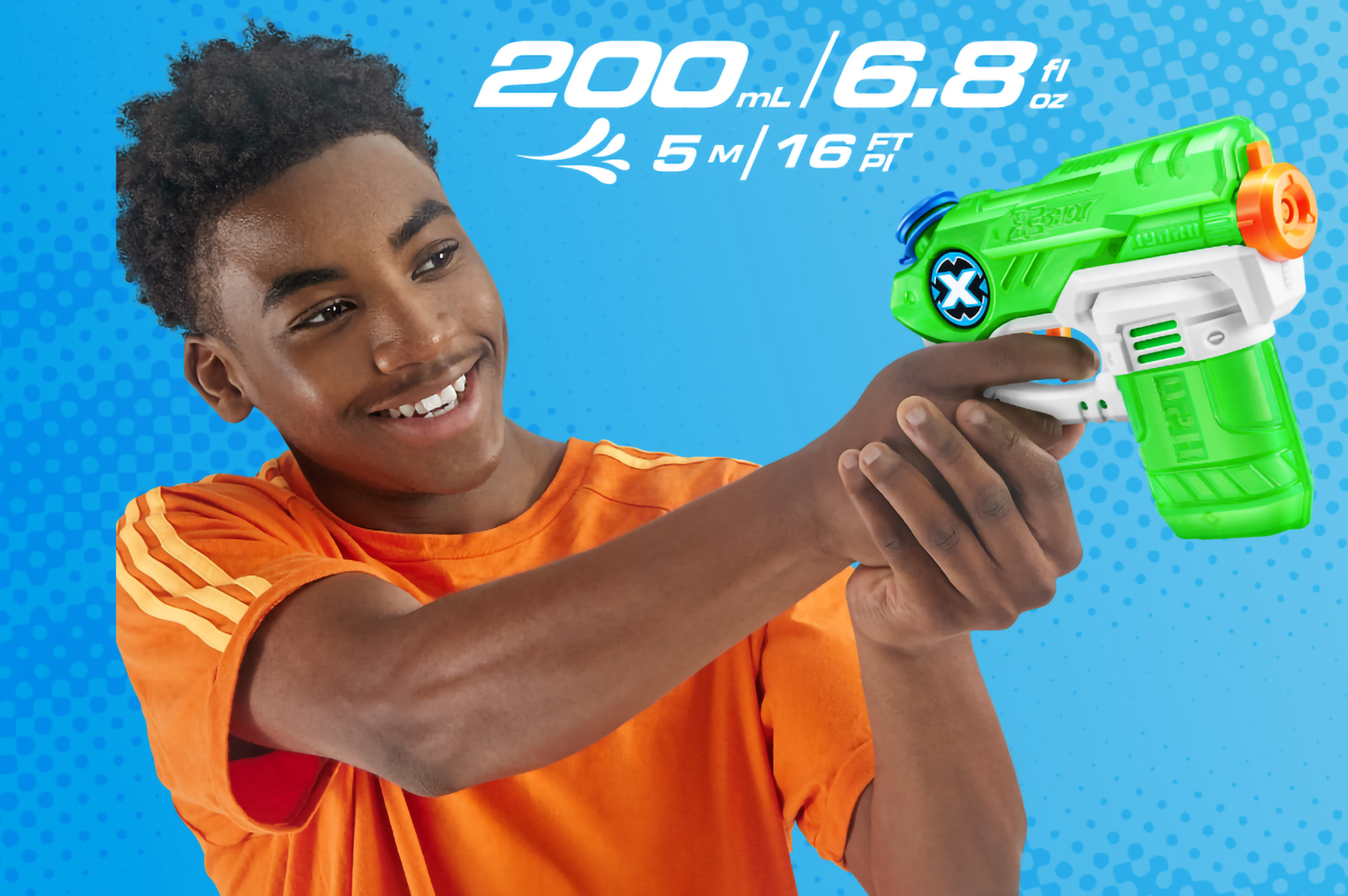 X Shot Water Small Stealth Soaker 4 Pack, Fun Water Guns for Boys, Age 4+